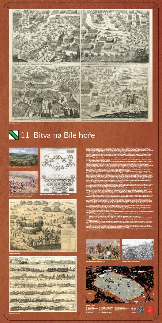 Information board No.11 - The Battle of Bílá Hora