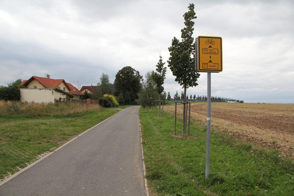 cyklostezka z Dolních Břežan