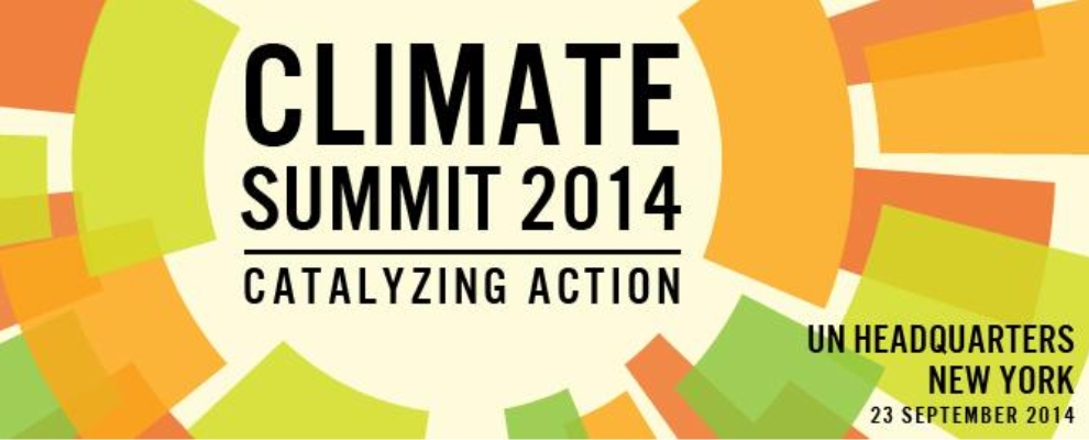 klimatický summit OSN, New York 2014