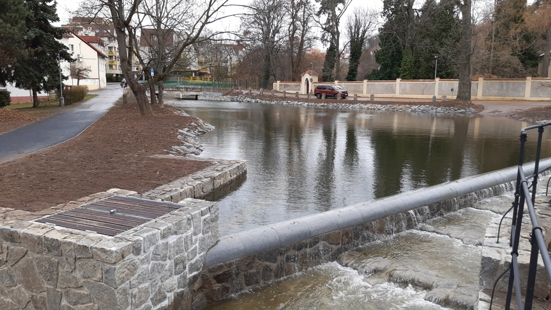 Vokovický rybník revitalizovaný v roce 2021, ilustr. foto