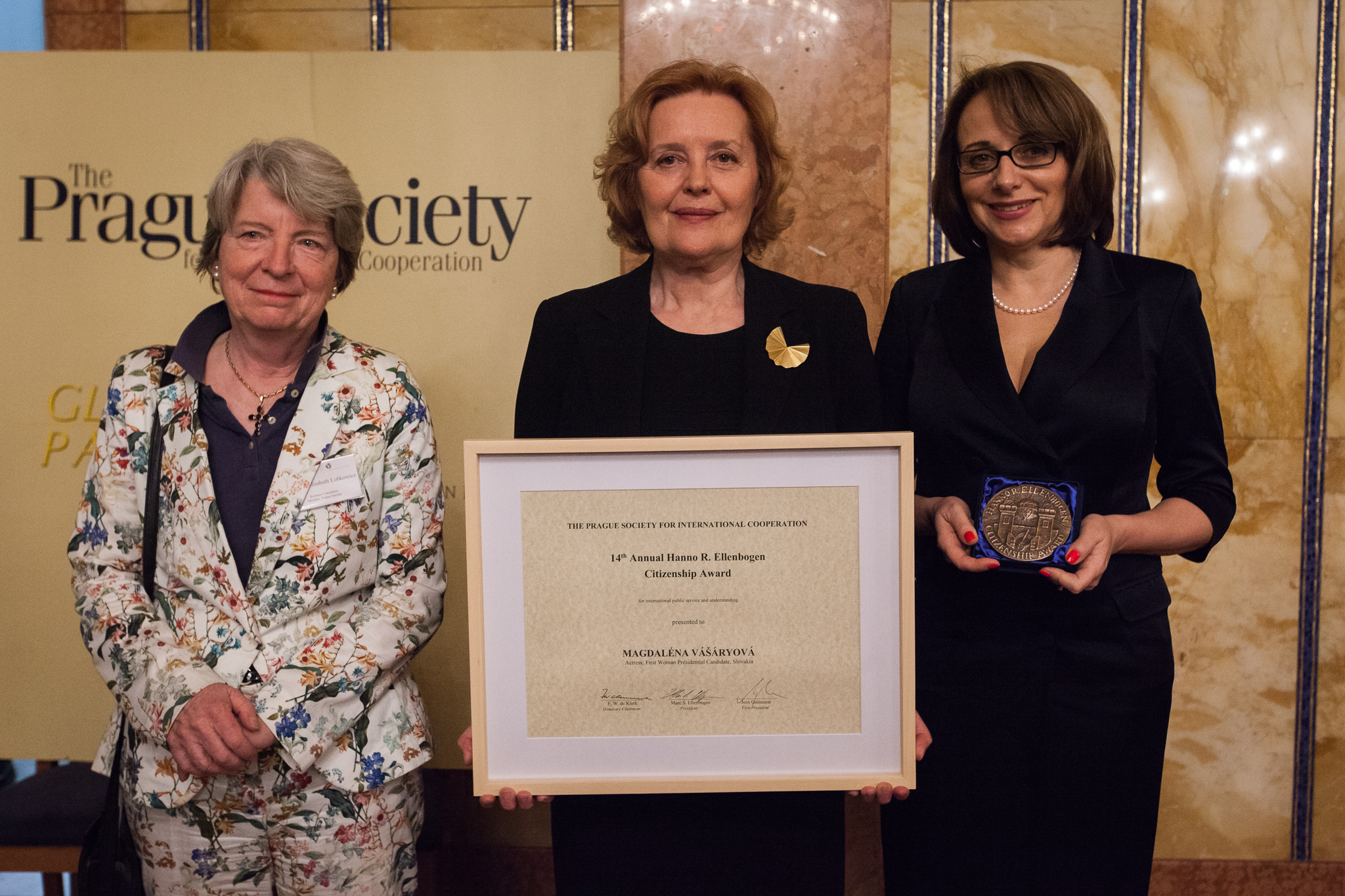 Udělování ceny Hanno R. Ellenbogen Citizenship Award