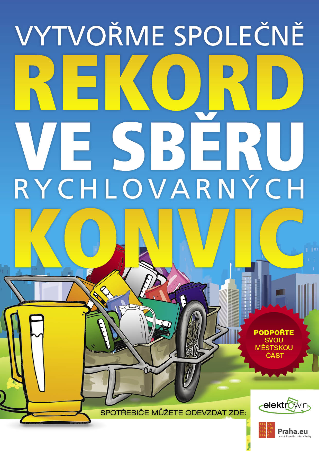 Vytvoří Pražané nový rekord? Kolik rychlovarných konvic odevzdají k recyklaci?