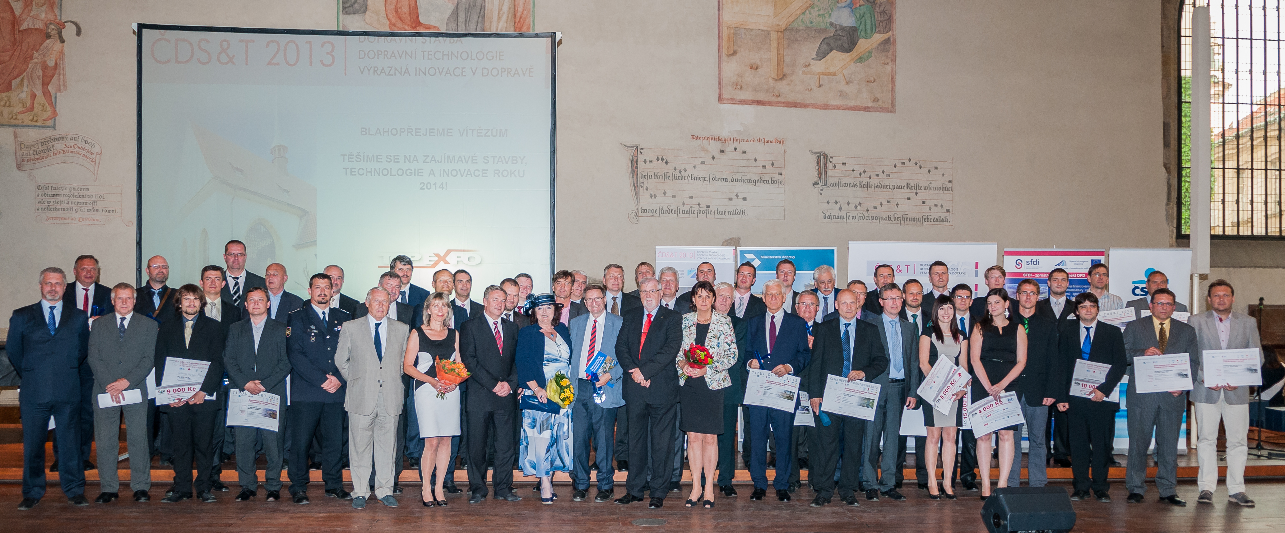 Vyhlášení vítězů 11. ročníku tradiční celostátní soutěže ČESKÁ DOPRAVNÍ STAVBA | TECHNOLOGIE | INOVACE 2013