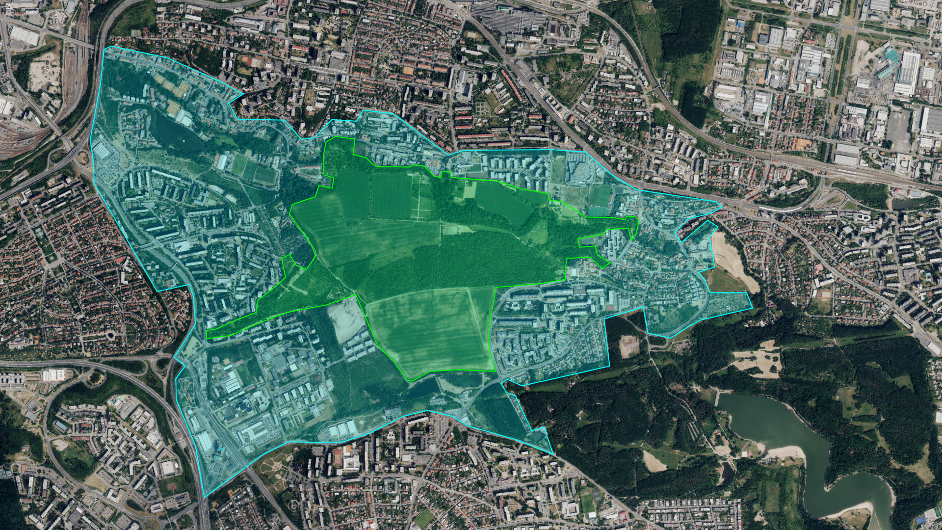 Mapa Trojmezí