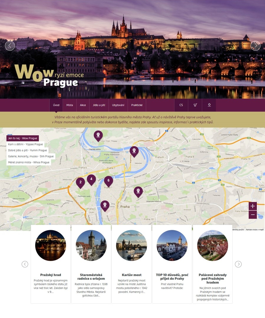 Nový turistický web Prahy chce především inspirovat