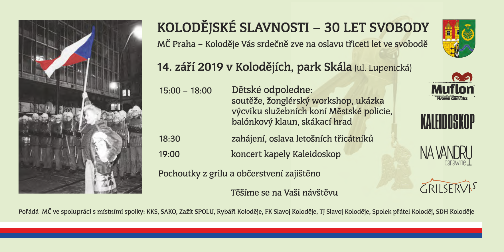 Kolodějské slavnosti - 30 let svobody