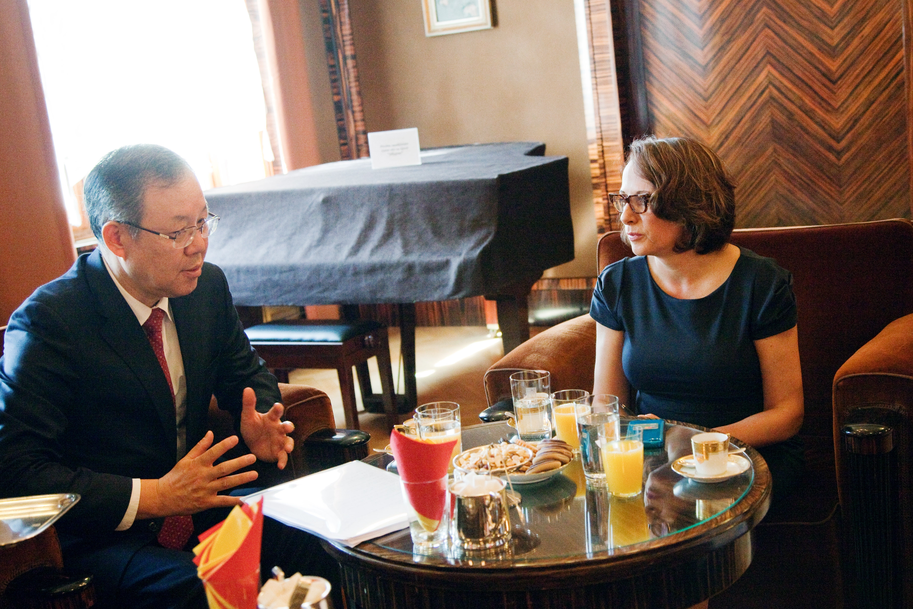Setkání s velvyslanci Korejské republiky a Albánie