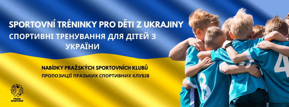 Sportovní tréninky pro děti z Ukrajiny - vizuál