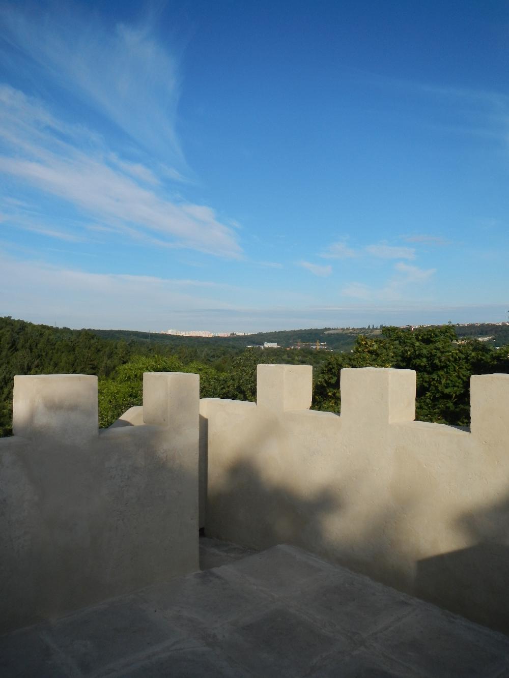 Cibulka - rozhledna - pohled na Prahu