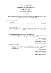 Akční plán KK EVVO hl.m. Prahy na období 2022-2025, usnesení Rady HMP č. 1681 ze dne 27.6. 2022, pdf