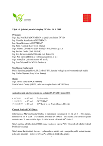 Zápis č. 1/2019 z jednání Poradní skupiny EVVO (PS EVVO) v hl.m. Praze, PDF formát