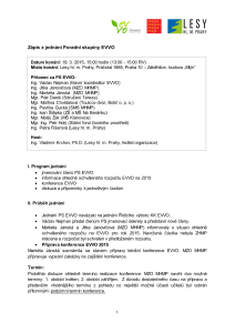 Zápis č. 1/2015 z jednání Poradní skupiny EVVO (PS EVVO) v hl.m. Praze, PDF formát