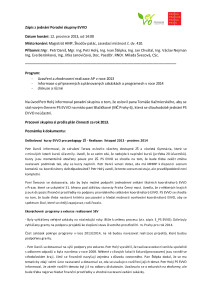 Zápis č. 4/2013 z jednání Poradní skupiny environmentálního vzdělávání, výchovy a osvěty (PS EVVO) v hl. městě Praze, PDF formát