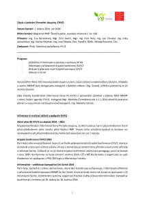 Zápis č. 1/2014 z jednání Poradní skupiny environmentálního vzdělávání, výchovy a osvěty (PS EVVO) v hl. městě Praze, PDF formát