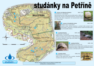 informační materiál Studánky a prameny v Praze, č.1 - Petřín, v.2018, PDF verze