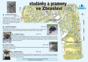 informační materiál Studánky a prameny v Praze, č.7 - Zbraslav, PDF verze