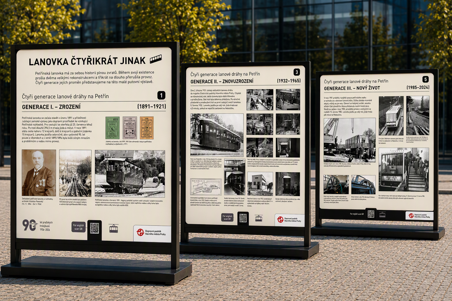 Putovní výstava Lanovka čtyřikrát jinak