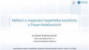 konzsetk151222_5_měření a mapování tepelného komfortu v Holešovicích, AVČR