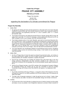Klimatický závazek hl. m. Prahy, angl. verze (pdf)