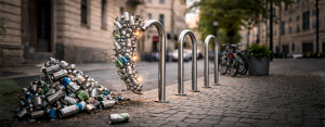 100 nových stojanů na kola v Praze. Vyrobených z recyklovaného kovu