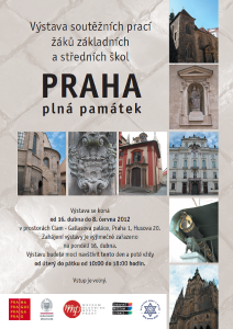 Plakát výstavy Praha plná památek