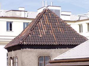 1150918_Č.p. 314, hranolová věž staroměstských hradeb, k. ú. Staré Město, Bartolomějská 4, Praha 1