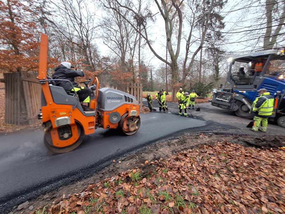 Stromovka - fotografie z průběhu opravy cest na severních svazích 06