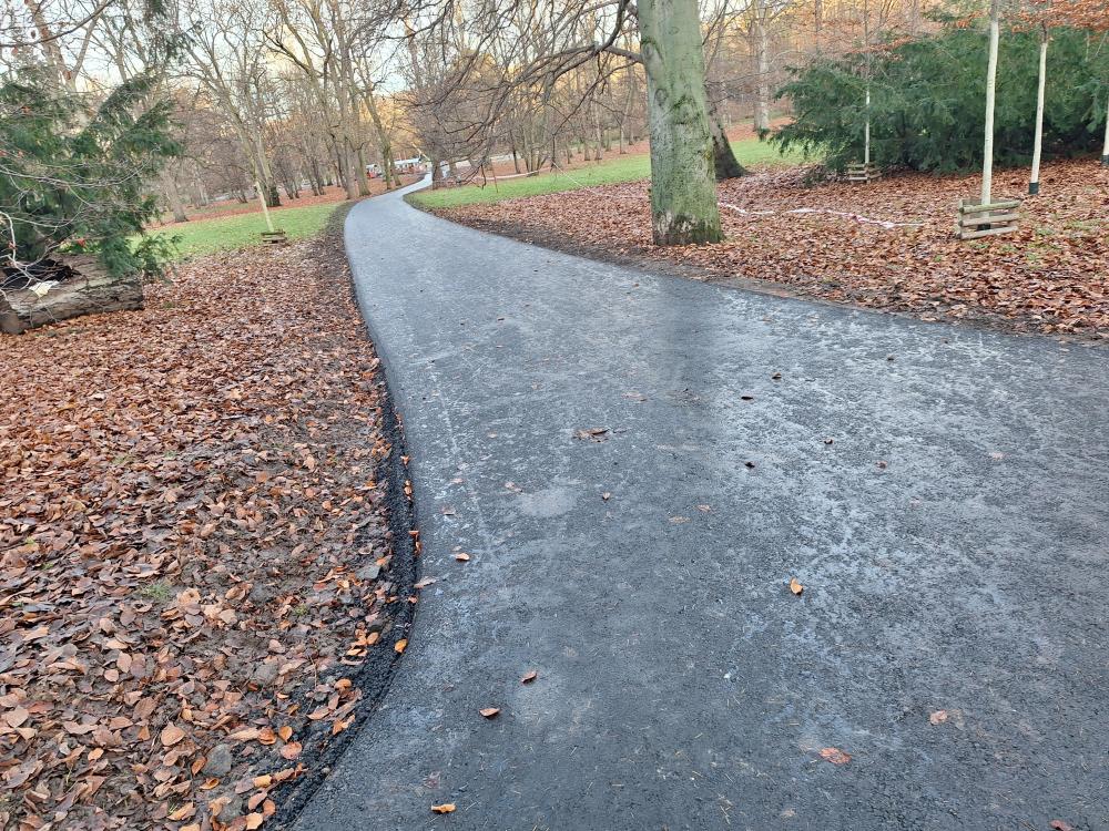 Stromovka - fotografie z průběhu opravy cest na severních svazích 08