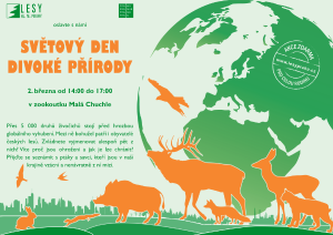 Světový den divoké přírody 2019, akce v zookoutku Malá Chuchle, plakát PDF