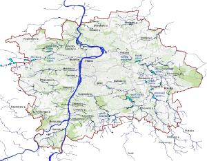 1809242_Nejvýznamnější vodní toky a díla v Praze, orientační mapka