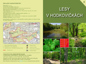 brožura č.8 Lesy v Hodkovičkách (PDF)