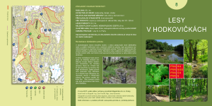 brožura č.8 Lesy v Hodkovičkách (PDF), vyd. 2017
