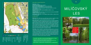 brožura č.11 Milíčovský les (PDF), vyd. 2017