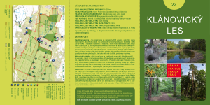 brožura č.22 Klánovický les (PDF), vyd. 2017