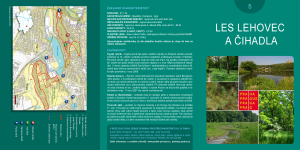brožura č.5 Les Lehovec a Čihadla (PDF), aktualizované vydání 52015