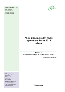 Akční plán snižování hluku aglomerace Praha 2019 - NÁVRH - příloha 4, PDF formát