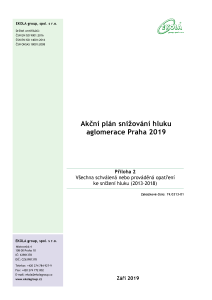 Akční plán snižování hluku aglomerace Praha 2019 - příloha 2, PDF formát
