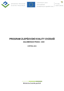 Program zlepšování kvality ovzduší aglomerace Praha - CZ01, PDF
