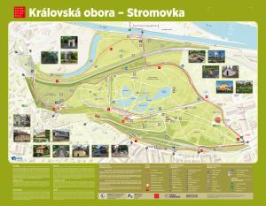Královská obora - orientační infocedule u vstupu - aktualizace 7/2019, JPEG formát