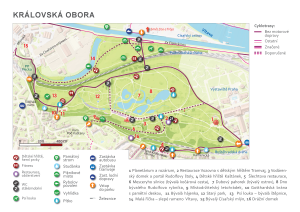 Královská obora - orientační mapa - aktualizace 3/2019, PDF formát