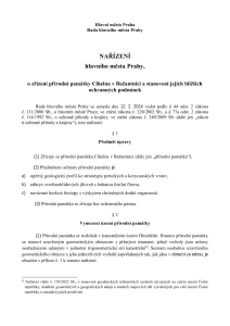 Nařízení RHMP č. 4/2024 - PP Cihelna v Bažantnici
