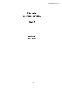 Baba PP Plán-péče-2023-2032
