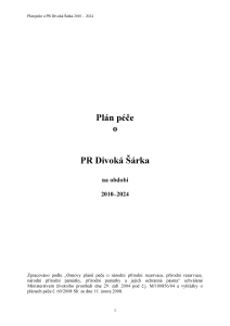 Divoka Šárka PR Plán-péče-2010-2024