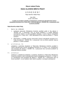 Usnesení Rady hl. m. Prahy č. 2081