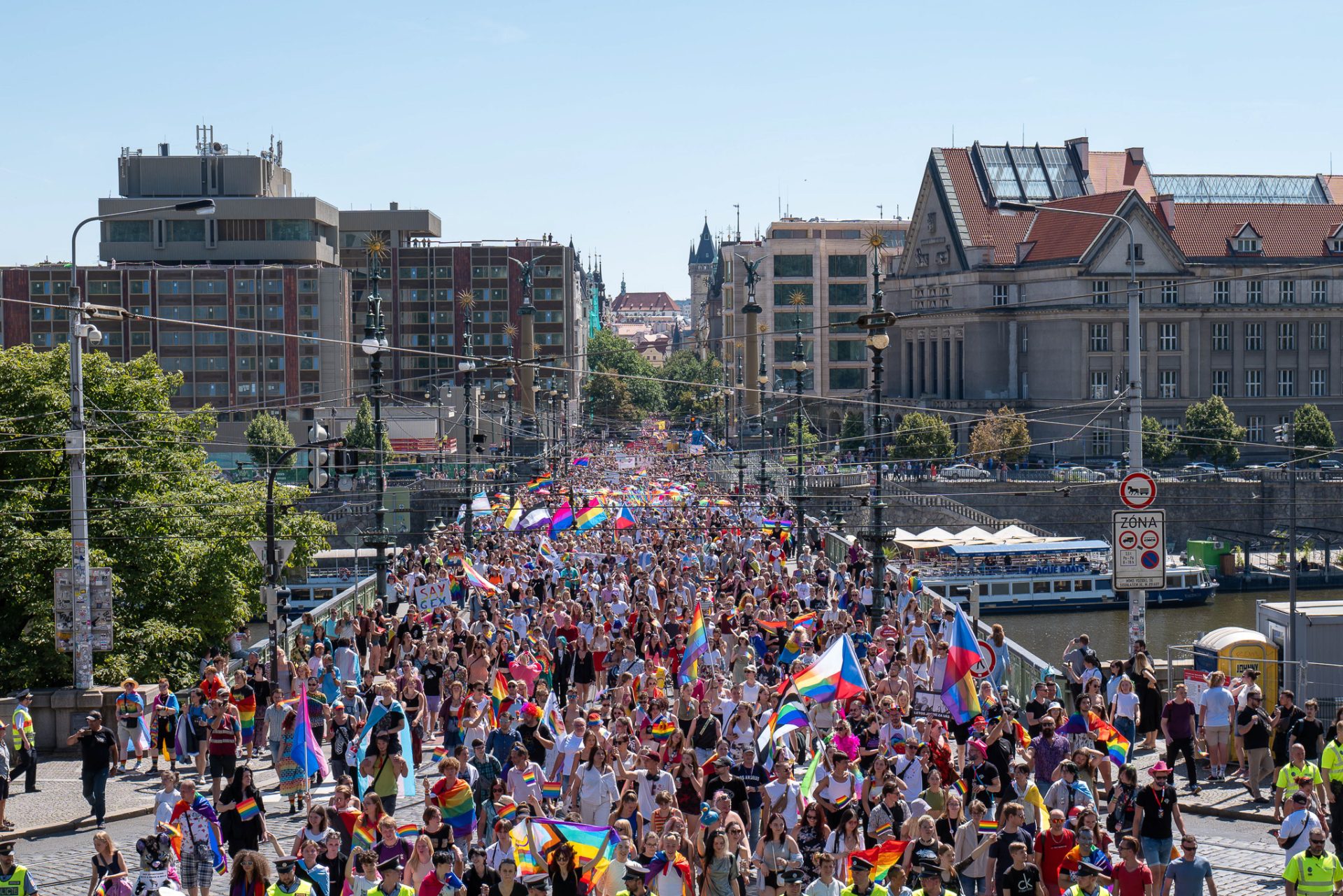 Průvod Prague Pride 2023