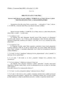 Návrh obecně závazné vyhlášky, kterou se mění obecně závazná vyhláška č. 55/2000 Sb. hl. m. Prahy, kterou se vydává Statut hlavního města Prahy