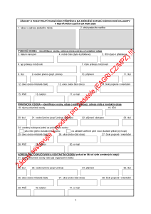 Vzor formuláře žádosti (dotační program Ln.2021);