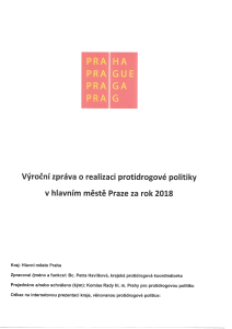 Výroční zpráva o realizaci protidrogové politiky hlavního města Prahy v roce 2018