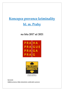 Koncepce prevence kriminality hl. m. Prahy na léta 2017 až 2021
