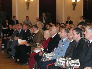 Setkání Konfederace politických vězňů ČR na Žofíně, kterého zúčastnil také český prezident Václav Klaus